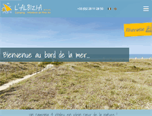 Tablet Screenshot of campinglalbizia.com